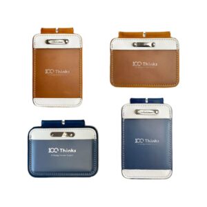 Leather badge holder