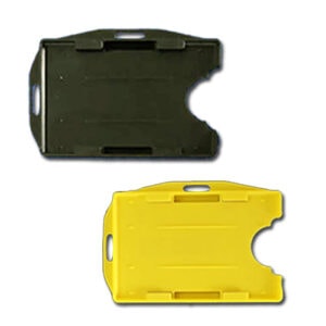 Plastic badge holder