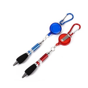 Retractable reel pen