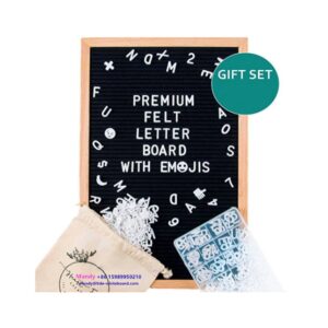 Small wooden blackboard