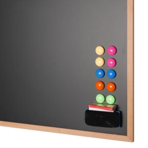 Magnetic wooden chalkboard