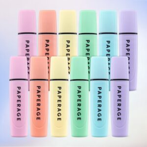 PAPERAGE Recycled Highlighter Set