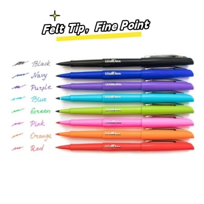 types of pens-felt-tip pen