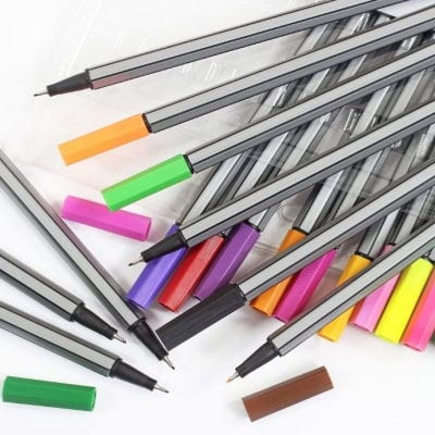 types of pens-fineliner pens