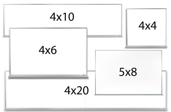 Choosing the suitable whiteboard sizes