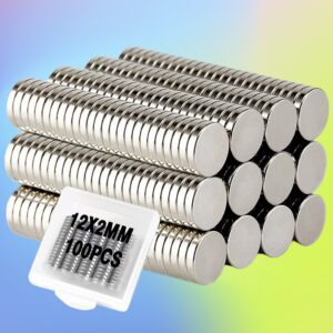 DIYMAG Brushed Nickel Tiny Fridge Magnets