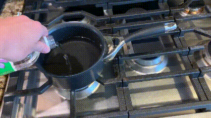 Step 1 Heat vinegar to boiling