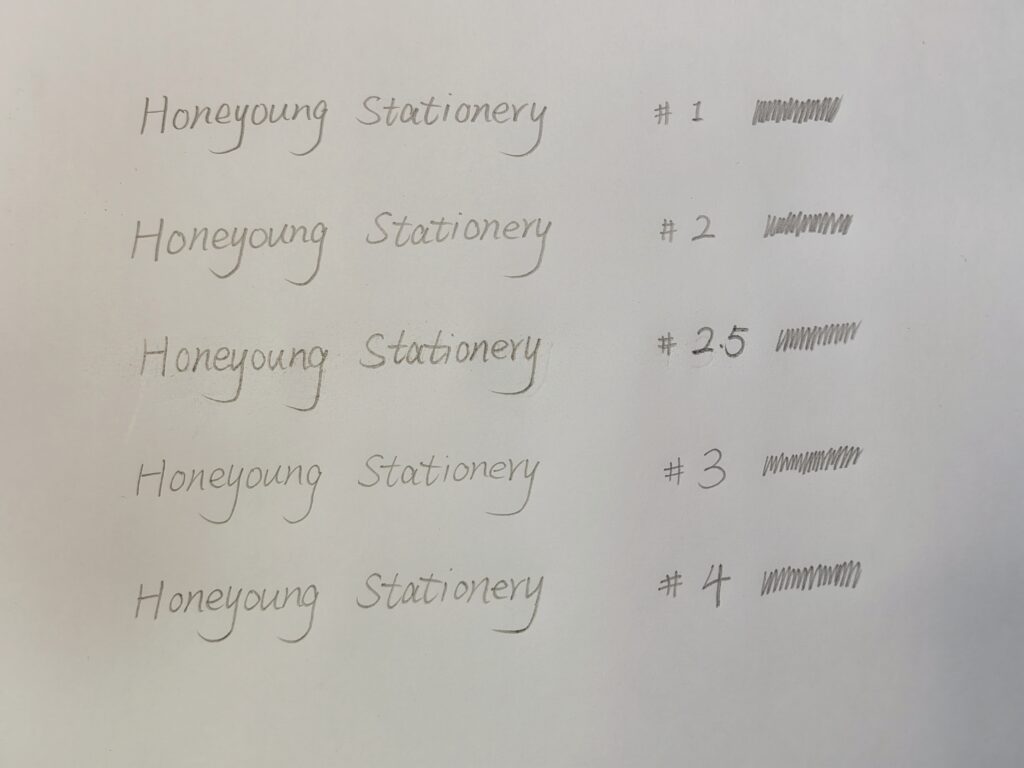 Honeyoung Stationery-Number Pencil System1-5