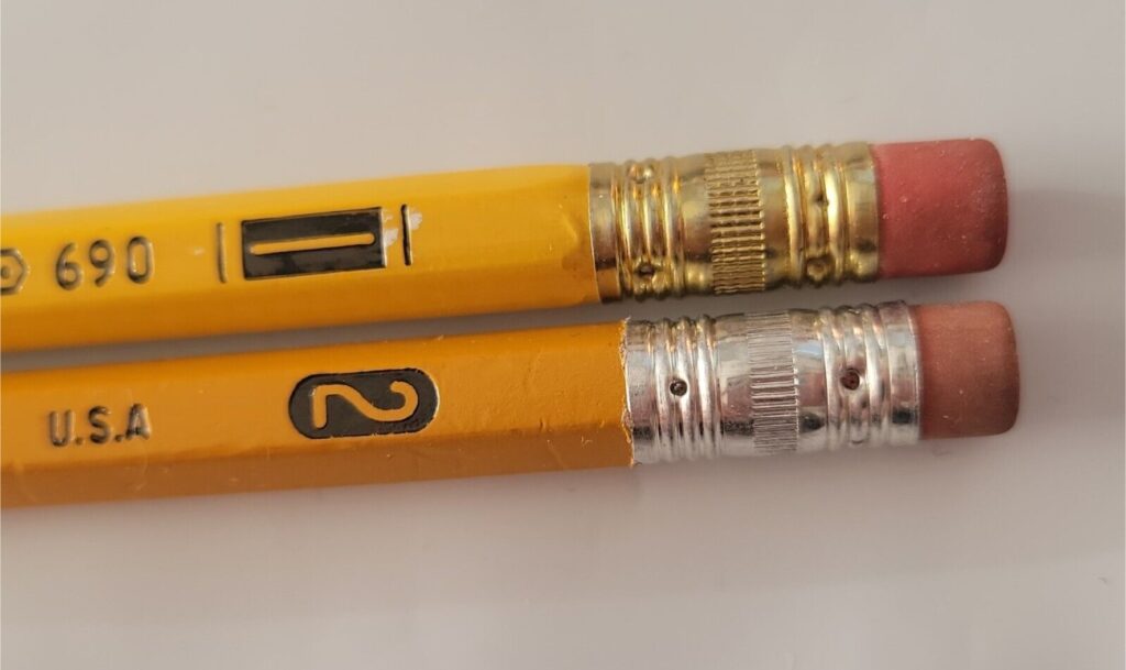 Number 1 Pencil And Number 2 Pencil
