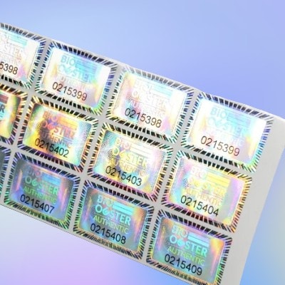 Holographic stickers