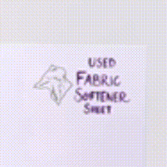 Using a Fabric Softener Sheet