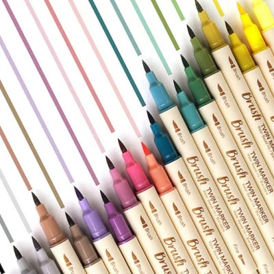 1. Brush pens