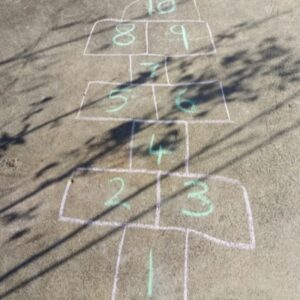 2. Hopscotch game