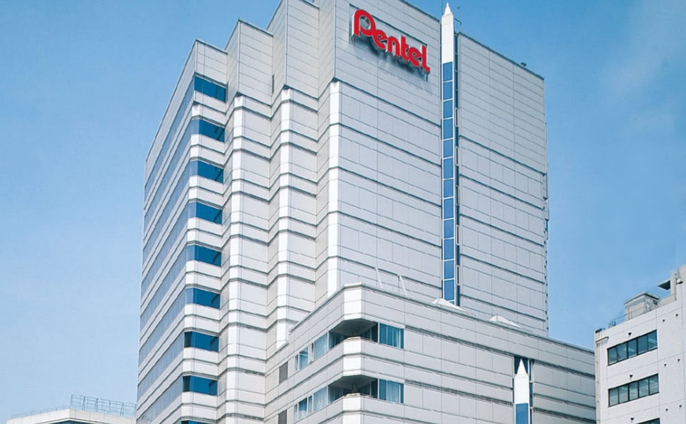 Pentel buildings-Pencil Top Erasers