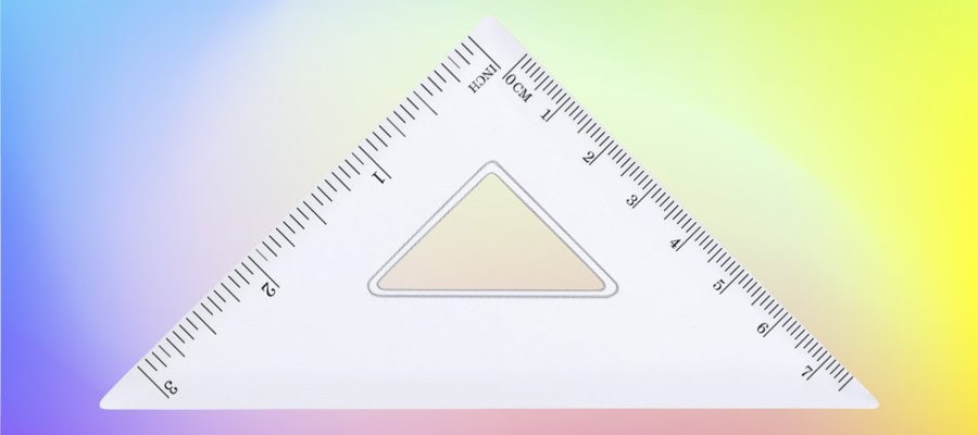 Geometry Tools – Set Square (or Triangle)