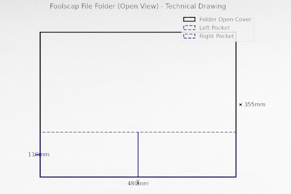 Foolscap Folder Size