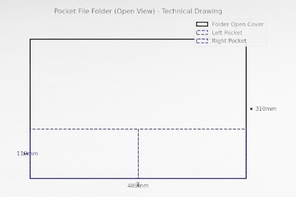 Pocket file folder sizes