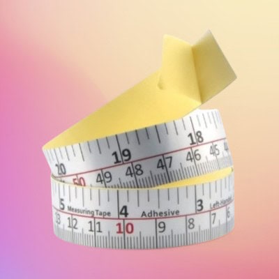 WIN TAPE Adhesive Backed Tape Measure
