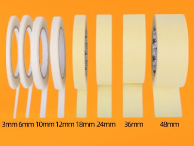 3. Tape size specifications
