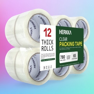 HERKKA Clear Packing Tape