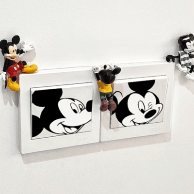 8. Light Switch Decoration