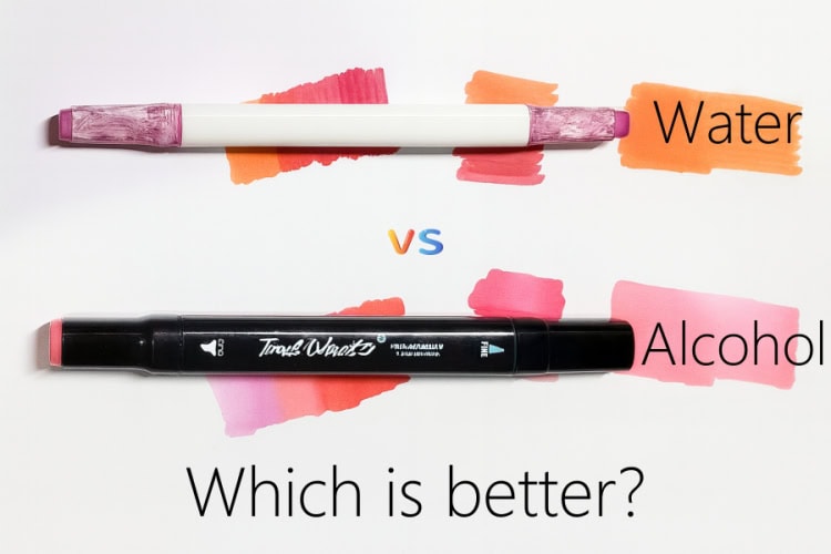 Alcohol Markers vs. Water-Based Markers