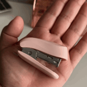 Knamoda Pink Color Mini Stapler-2