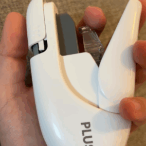 Plus Paper Clinch Compact Staple-Free Stapler-3