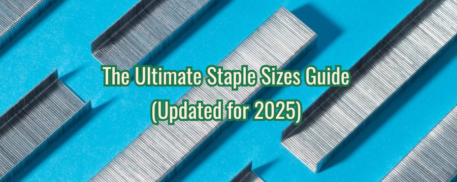 The Ultimate Staple Sizes Guide (Updated for 2025)