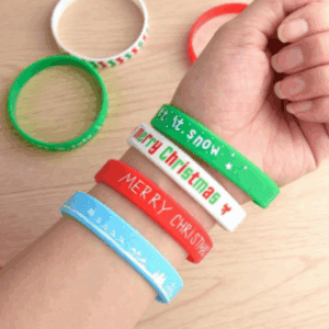 FEPITO Silicone Wristbands Rubber Band-1