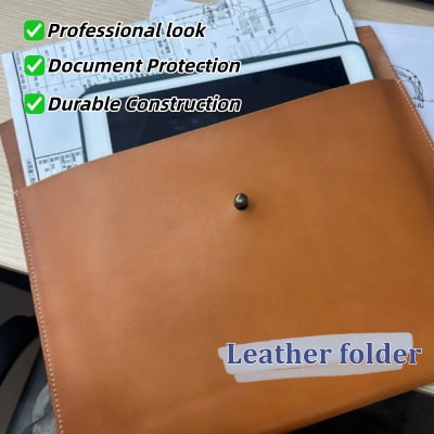 14.Leather folder