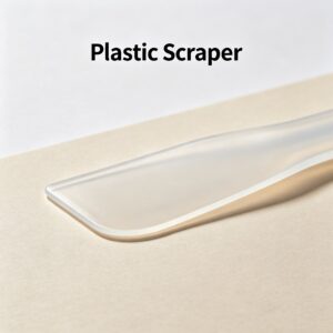 how do you get sticker glue off glass-Plastic Scraper
