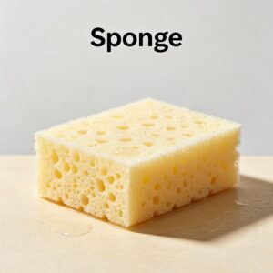 how do you get sticker glue off glass-Sponge